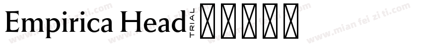 Empirica Head字体转换